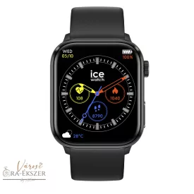   ICE WATCH 022535 ICE SMART 2.0 BLACK OKOSÓRA, FEKETE SZÍNŰ, SZÖGLETES