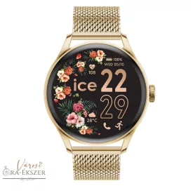   ICE WATCH 024655 ICE SMART 2.0 ROUND ARANY SZÍNŰ KEREK TOK ÉS ARANY SZÍNŰ MILÁNÓI CSAT