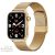 024656 ICE-WATCH ICE SMART 3.0 RECTANGULAR OKOSÓRA GPS-EL, ARANYSZÍNŰ TOK+ MILÁNÓI CSAT