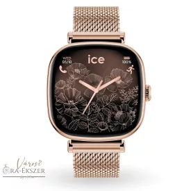    ICE-WATCH ICE SMART 3.0 OKOSÓRA, 1.7 KIJELZŐ, ROSEGOLD SZÍNŰ TOK+ MILÁNÓI CSAT