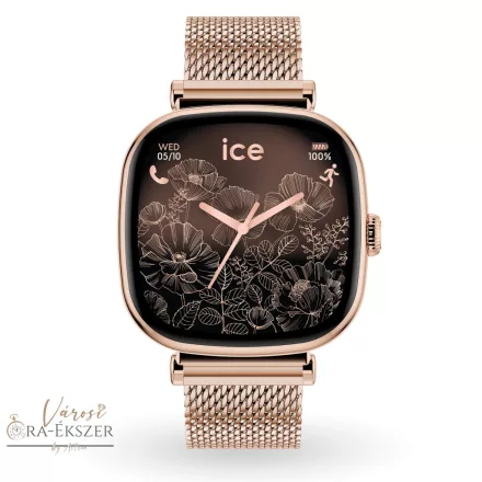  ICE-WATCH ICE SMART 3.0 OKOSÓRA, 1.7 KIJELZŐ, ROSEGOLD SZÍNŰ TOK+ MILÁNÓI CSAT