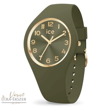 ICE WATCH 025254 ICE CHAMPAGNE NŐI KARÓRA, OLIVA ZÖLD SZÍJ, ZÖLD SZÁMLAP, 10ATM