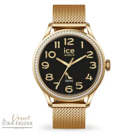    ICE-WATCH 025316 ICE SMART 2.0 KEREK OKOSÓRA, 1.2 KIJELZŐ, ARANY SZÍNŰ TOK KÖVEKKEL ÉS MILÁNÓI CSAT