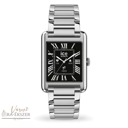 ICE smart TKS 2.0 rectangular 1.41 OKOSÓRA, EZÜST SZÍNŰ NEMESACÉL CSAT, EZÜST SZÍNŰ SZÖGLETES FÉMTOK 025381