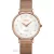 DOXA 145.95.058.17 DOXA D-TRENDY NŐI RÓZSAARANY SZÍNŰ ACÉLTOKOS KARÓRA ACÉL MILÁNÓI (SZÖVÖTT) CSATTAL