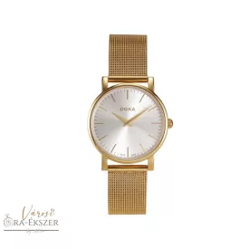   DOXA D-LIGHT NŐI KARÓRA ARANY SZÍNŰ TOKKAL, SZÖVÖTT/MILÁNÓI CSATTAL  173.35.021.11