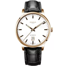   DOXA AUTOMATA FÉRFI KARÓRA 195.90.011.01 ROSEGOLD TOK FEKETE SZÍJ