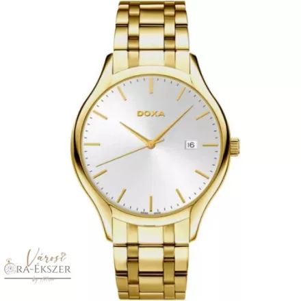 DOXA CHALLENGE FÉRFI KARÓRA ARANY SZÍNŰ NEMESACÉL TOKKAL ÉS CSATTAL 215.30.021.11