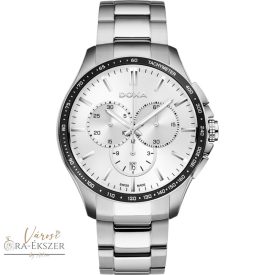   DOXA 287.10.021.10 FÉRFI KARÓRA EZÜST SZÍNŰ NEMESACÉL TOKKAL ÉS CSATTAL EZÜST SZÍNŰ SZÁMLAPPAL 167.10.101.10