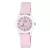 Q&Q gyerek karóra, fehér színű tok, rózsaszín figurás szíj, figurás számlap, VR99J013Y