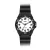 Q&Q férfi karóra, quartz, fekete színű tok, fekete műanyag szíj, fehér számlap, VS44J001Y