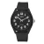 Q&Q férfi karóra, quartz, fekete színű műanyag tok, fekete színű műanyag szíj, sötétszürke színű számlap,V12A-004VY