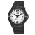 Q&Q férfi karóra, quartz, fekete színű műanyag tok, fekete színű műanyag szíj, fehér színű számlap, V02A-005VY
