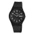 Q&Q férfi karóra, quartz, fekete színű műanyag tok, fekete színű számlap, fekete színű műanyag szíj, A212J004Y