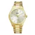 Q&Q férfi karóra, quartz, arany színű acél tok, pezsgő színű számlap, arany színű acél karcsat, (Superior) S392J010Y