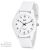 Q&Q női műanyag karóra, quartz, fehér színű tok és szíj, fehér színű számlap, VS12J006Y