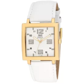 Q&Q női szíjas karóra,quartz,arany színű tok, C177J800Y