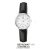 Q&Q női bőrszíjas karóra,quartz,ezüst színű tok, Q979J304Y