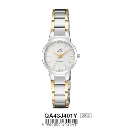 Q&Q női fémcsatos karóra, quartz, bicolor színű, QA43J401Y