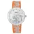 Q&Q női szíjas karóra,quartz,ezüst színű tok, KV53-361Y