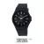 Q&Q férfi műanyag karóra, quartz, fekete színű műanyag tok, fekete színű számlap, fekete színű műanyag szíj, VQ66J002Y