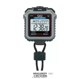 Q&Q stopperóra, LCD, 1 részidő (lap), HS43J002Y