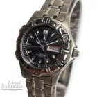 ASTRON 5016-1 női karóra, szürke színű titánium tok, titánium csat, fekete számlap, keményített ásványüveg, quartz szerkezet, 100 m (10 ATM) vízállóság