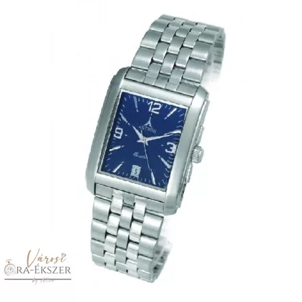 ASTRON 5029-2 férfi karóra, ezüst színű nemesacél tok, ezüst színű nemesacél csat, kék számlap, keményített ásványüveg, quartz szerkezet, cseppmentes vízállóság
