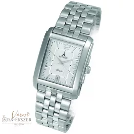   ASTRON 5029-7 férfi karóra, ezüst színű nemesacél tok, ezüst színű nemesacél csat, fehér számlap, keményített ásványüveg, quartz szerkezet, cseppmentes vízállóság