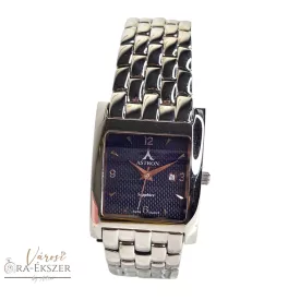   ASTRON 5061-2 férfi karóra, ezüst színű nemesacél tok, ezüst színű nemesacél csat, kék számlap, keményített ásványüveg, quartz szerkezet, 50M vízállóság