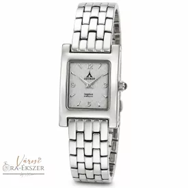   ASTRON 5062-8 női karóra, ezüst színű nemesacél tok, ezüst színű nemesacél csat, szürke számlap, zafír üveg, quartz szerkezet, 50 m (5 ATM) vízállóság