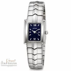   ASTRON 5067-2 női karóra, ezüst színű fém tok, ezüst színű fémcsat, kék számlap, keményített ásványüveg, quartz szerkezet, cseppmentes vízállóság