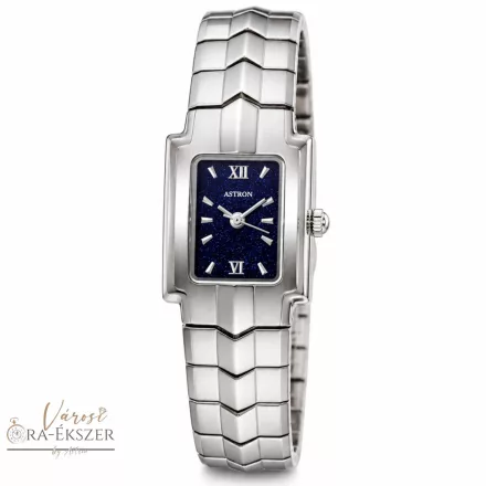ASTRON 5067-2 női karóra, ezüst színű fém tok, ezüst színű fémcsat, kék számlap, keményített ásványüveg, quartz szerkezet, cseppmentes vízállóság