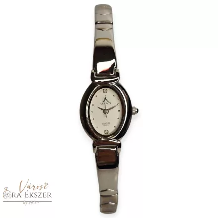 ASTRON 5074-8 női karóra, ezüst színű fém tok, ezüst színű fémcsat, ezüst színű számlap, keményített ásványüveg, quartz svájci szerkezet, cseppmentes vízállóság