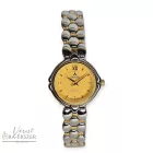 ASTRON 5115-9 női karóra, bicolor színű nemesacél tok, bicolor nemesacél csat, arany színű számlap, keményített ásványüveg, svájci szerkezet, quartz szerkezet, cseppmentes vízállóság