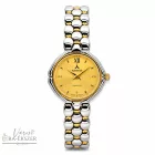 ASTRON 5115-9 női karóra, bicolor színű nemesacél tok, bicolor nemesacél csat, arany színű számlap, keményített ásványüveg, svájci szerkezet, quartz szerkezet, cseppmentes vízállóság