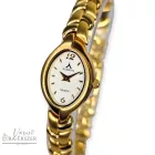 ASTRON 5120-9 női karóra, arany színű nemesacél tok, arany színű fémcsat, pezsgő színű számlap, keményített ásványüveg, quartz szerkezet, cseppmentes vízállóság