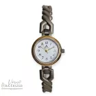 ASTRON 5128-0 női karóra, ékszeróra, bicolor titánium tok,  titánium csat, fehér színű számlap, keményített ásványüveg, quartz szerkezet, cseppmentes vízállóság