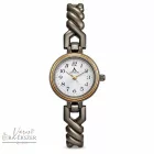 ASTRON 5128-0 női karóra, ékszeróra, bicolor titánium tok,  titánium csat, fehér színű számlap, keményített ásványüveg, quartz szerkezet, cseppmentes vízállóság