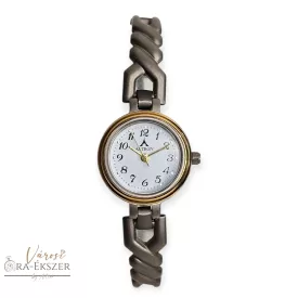   ASTRON 5128-0 női karóra, ékszeróra, bicolor titánium tok,  titánium csat, fehér színű számlap, keményített ásványüveg, quartz szerkezet, cseppmentes vízállóság