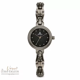   ASTRON 5130-0 női karóra, szürke színű titánium tok, titánium csat, fekete számlap, keményített ásványüveg, quartz szerkezet, 30m (3 ATM) vízállóság
