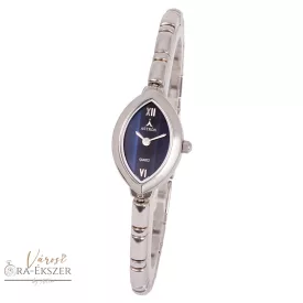   ASTRON 5140-2 női karóra, ezüst színű fém tok, ezüst színű fémcsat, kék számlap, keményített ásványüveg, quartz szerkezet, cseppmentes vízállóság