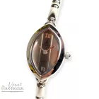 ASTRON 5140-8 női karóra, ezüst színű fém tok, ezüst színű fémcsat, szürke számlap, keményített ásványüveg, quartz szerkezet, cseppmentes vízállóság