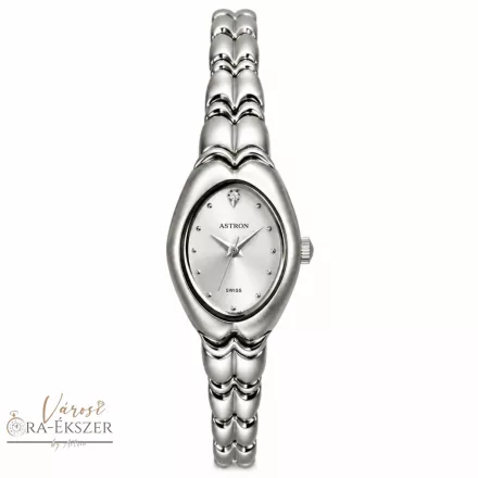 ASTRON 5184-7 női karóra, ezüst színű fém tok, ezüst színű fémcsat, ezüst színű számlap, keményített ásványüveg, quartz svájci szerkezet, cseppmentes vízállóság