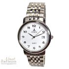 ASTRON 5220-7 férfi karóra, ezüst színű nemesacél tok, ezüst színű nemesacél csat, fehér számlap, quartz szerkezet, cseppmentes vízállóság