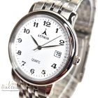 ASTRON 5220-7 férfi karóra, ezüst színű nemesacél tok, ezüst színű nemesacél csat, fehér számlap, quartz szerkezet, cseppmentes vízállóság