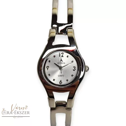 ASTRON 5247-8 női karóra, ezüst színű fém tok, ezüst színű fémcsat, ezüst színű számlap, keményített ásványüveg, quartz szerkezet, cseppmentes vízállóság
