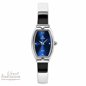   ASTRON 5248-2 női karóra, ezüst színű fém tok, ezüst színű fémcsat, kék színű számlap, keményített ásványüveg, quartz szerkezet, cseppmentes vízállóság