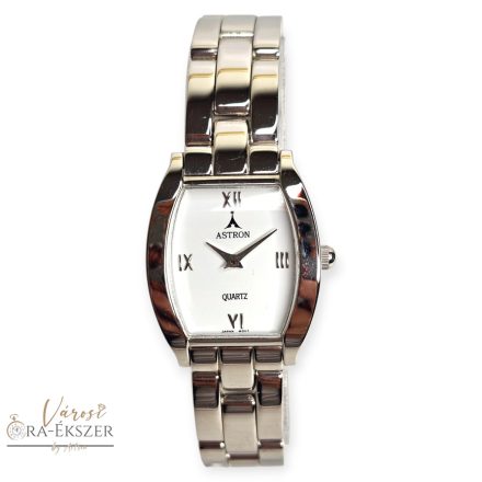 ASTRON 5259-7 női karóra, ezüst színű fém tok, ezüst színű fémcsat, fehér számlap, keményített ásványüveg, quartz szerkezet, cseppmentes vízállóság