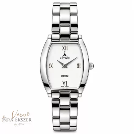 ASTRON 5259-7 női karóra, ezüst színű fém tok, ezüst színű fémcsat, fehér számlap, keményített ásványüveg, quartz szerkezet, cseppmentes vízállóság